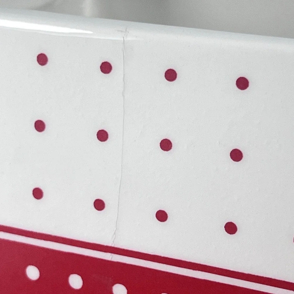 Vintage Mrs. Fields‎ Cookie Jar – White with Red Polka-Dots, Ceramic, Brand Logo